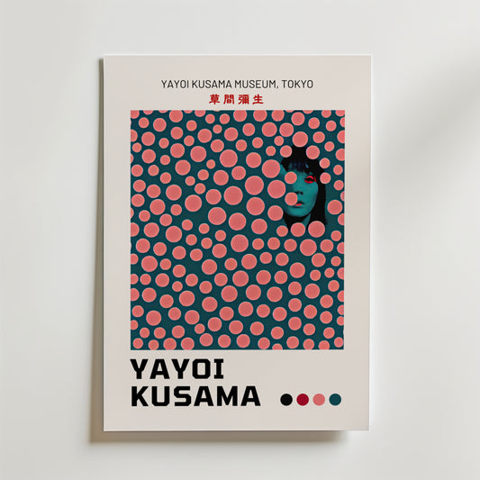 Yayoi Kusama Hidden Gaze Poster
