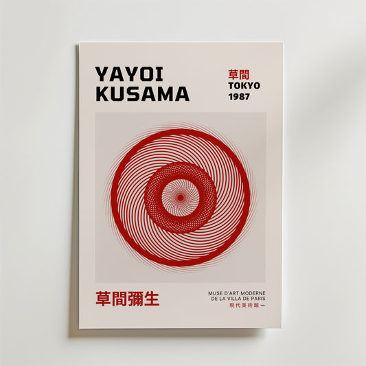 Yayoi Kusama Abstract No2 Poster