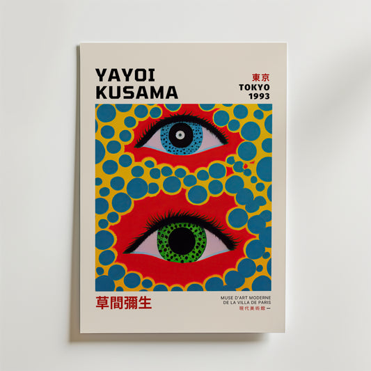 Yayoi Kusama Eye Poster