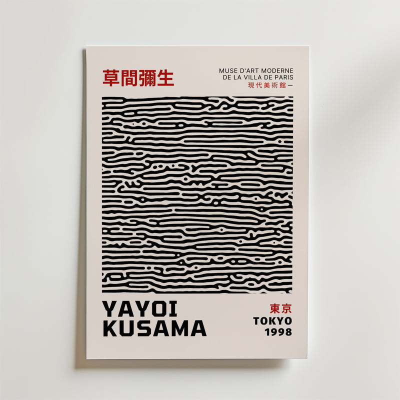 Yayoi Kusama Abstract Poster
