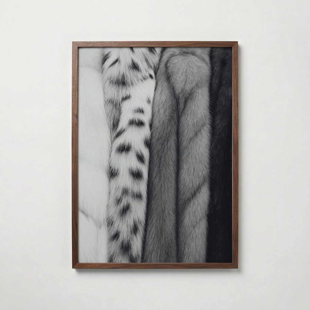 Soft Pelt Layers Poster – valnötsram