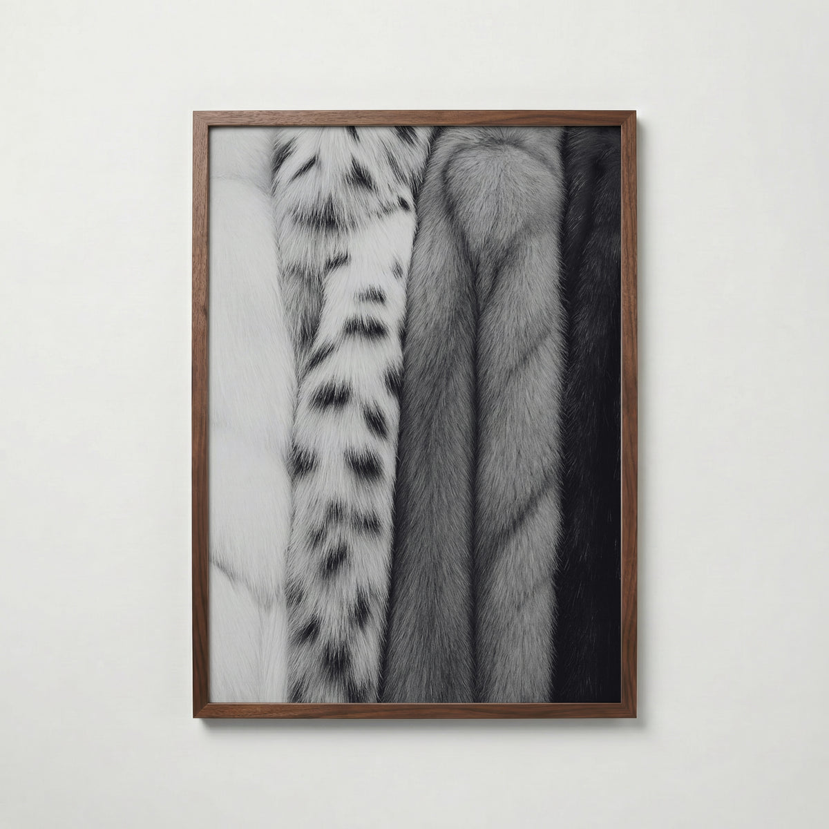 Soft Pelt Layers Poster – valnötsram