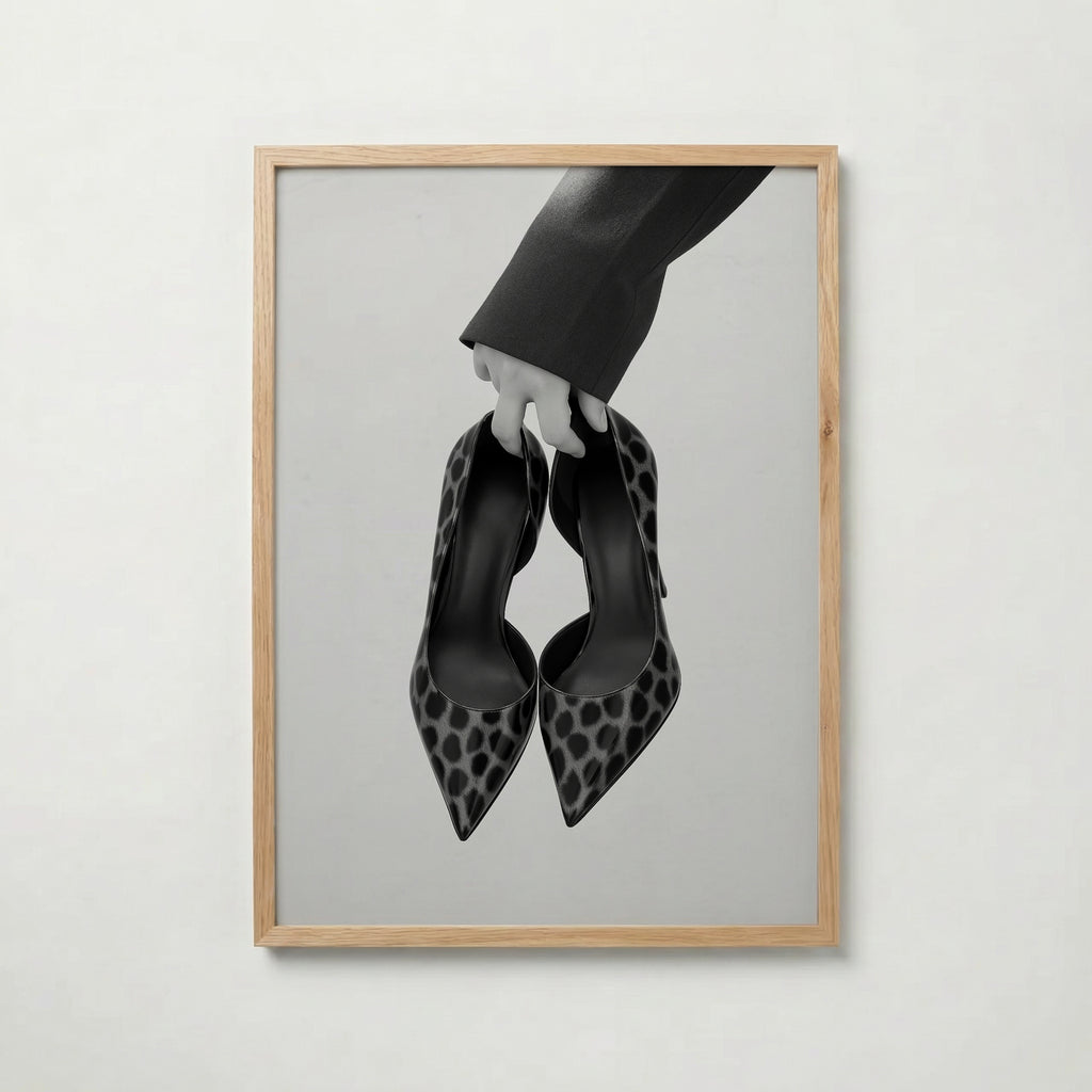 Carried Leopard Pumps Poster – ekram
