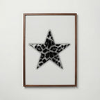 Leopard Star Cutout Poster – valnötsram