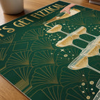 Let's Get Fizzical Poster – närbild på papper