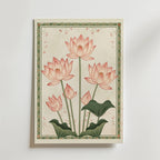 Japanese Lotus – stilfullt konsttryck från Bozetto, tryckt på matt finpapper i hög tryckkvalitet