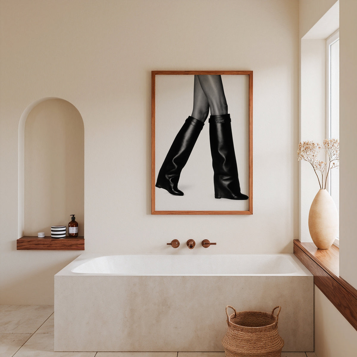 Sleek Leather Boots Poster – i rum 2