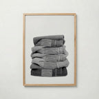 Folded Denim Stack Poster – ekram