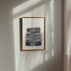 Folded Denim Stack Poster – i rum 1
