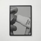 Quiet Skin Ritual Poster – svart ram