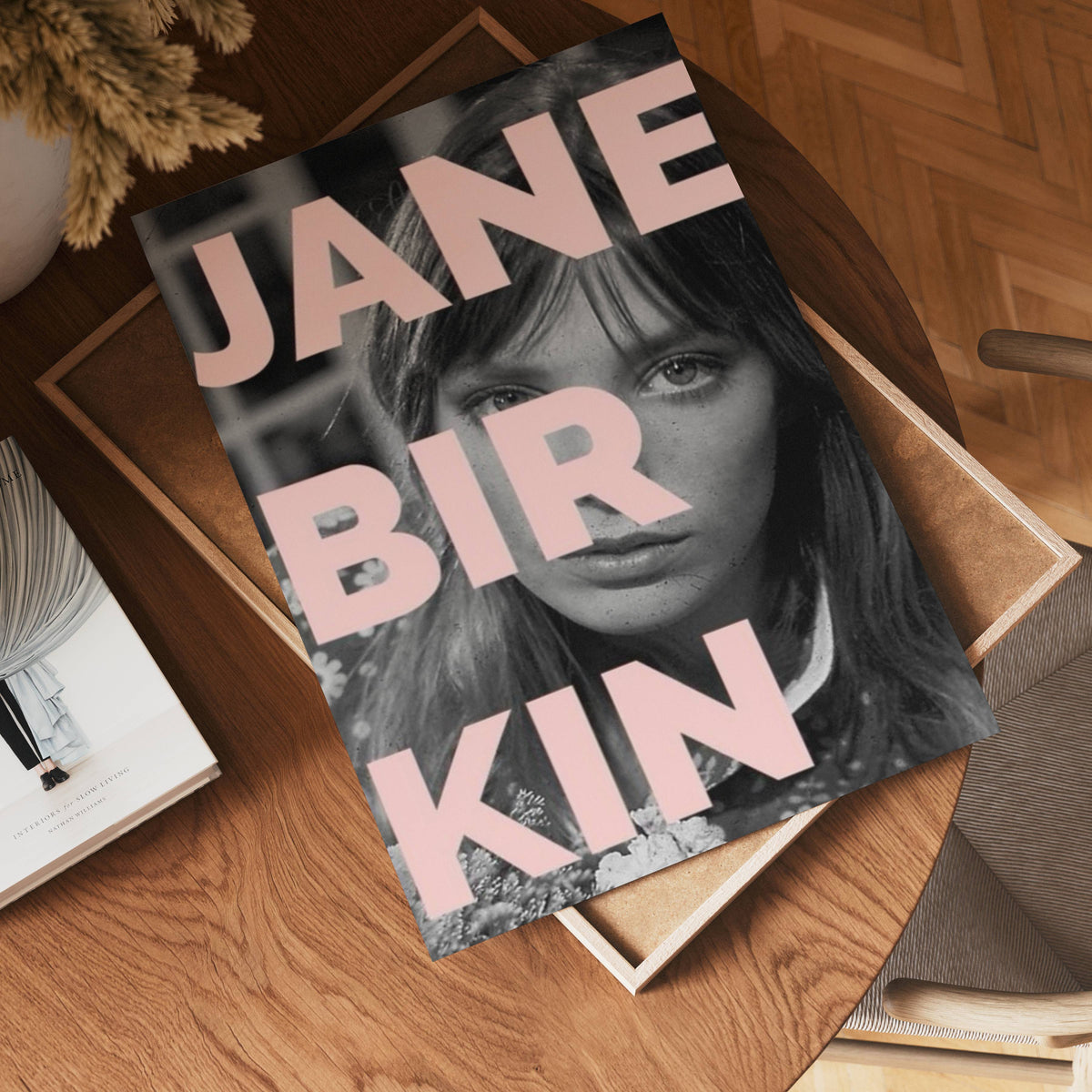 Jane Birkin Muse poster visad rakt fram – Bozetto affisch i hög tryckkvalitet i hög tryckkvalitet