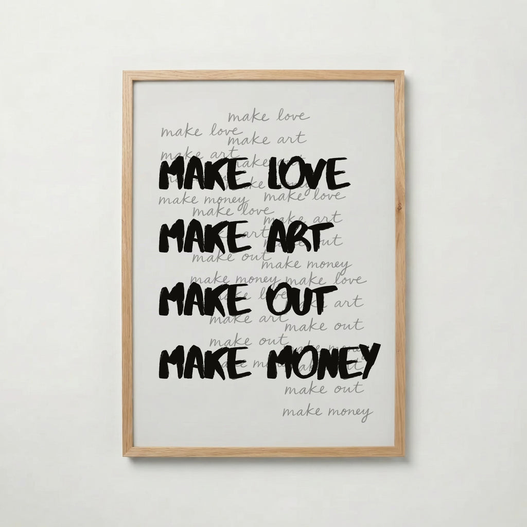 Bold Brush Manifesto Poster – ekram