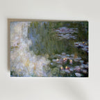 Claude Monet Nymphéas Giverny 1916 affisch i neutral inramning – konsttryck från Bozetto i hög kvalitet