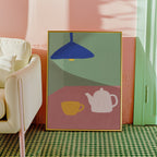 Morning Brew Poster med svart ram