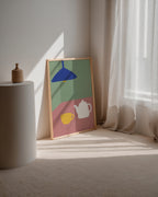 Morning Brew Poster med valnötsram