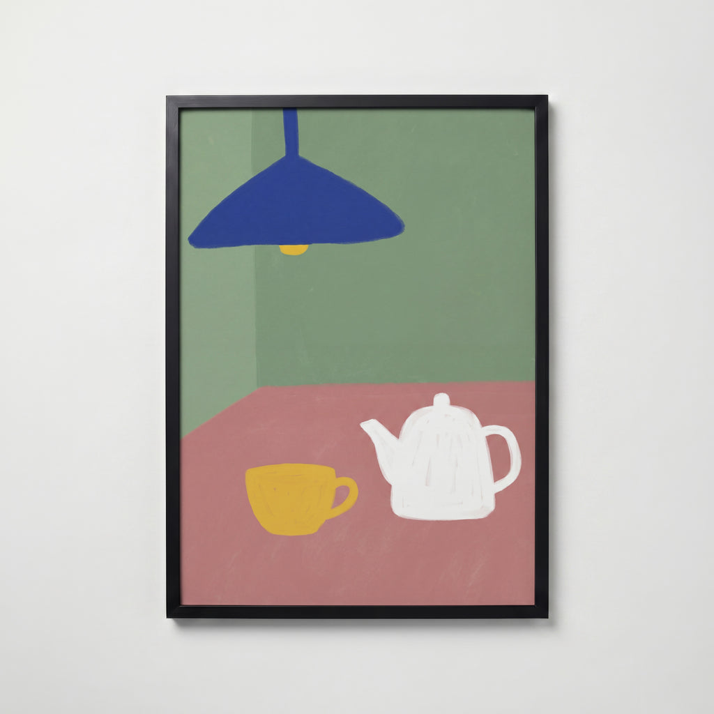 Morning Brew Poster i hemiljö