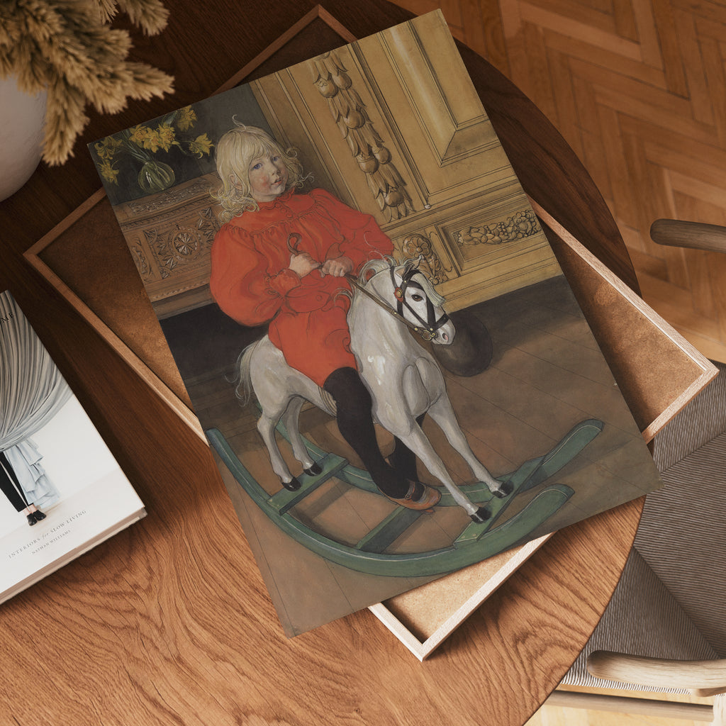 Carl Larsson Murre Portrait – affisch med stilfullt motiv från Bozetto i hög kvalitet