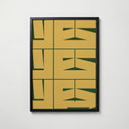 Mustard Yes Poster i hemmiljö