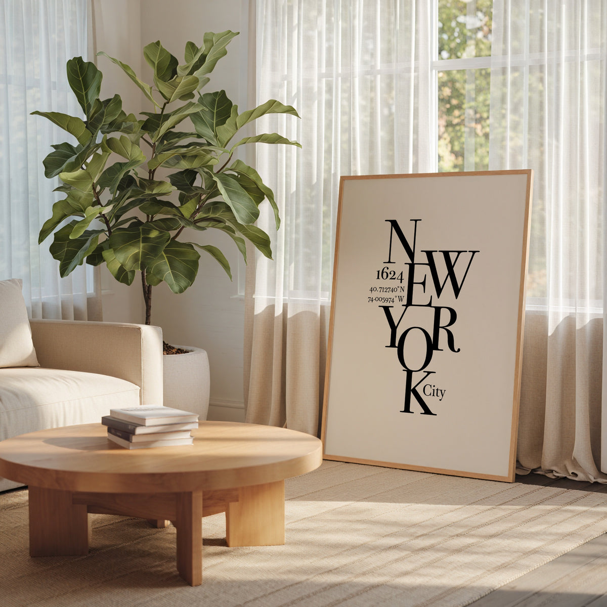 New York Coordinates Poster – i rum 1