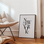New York Coordinates Poster – i rum 5