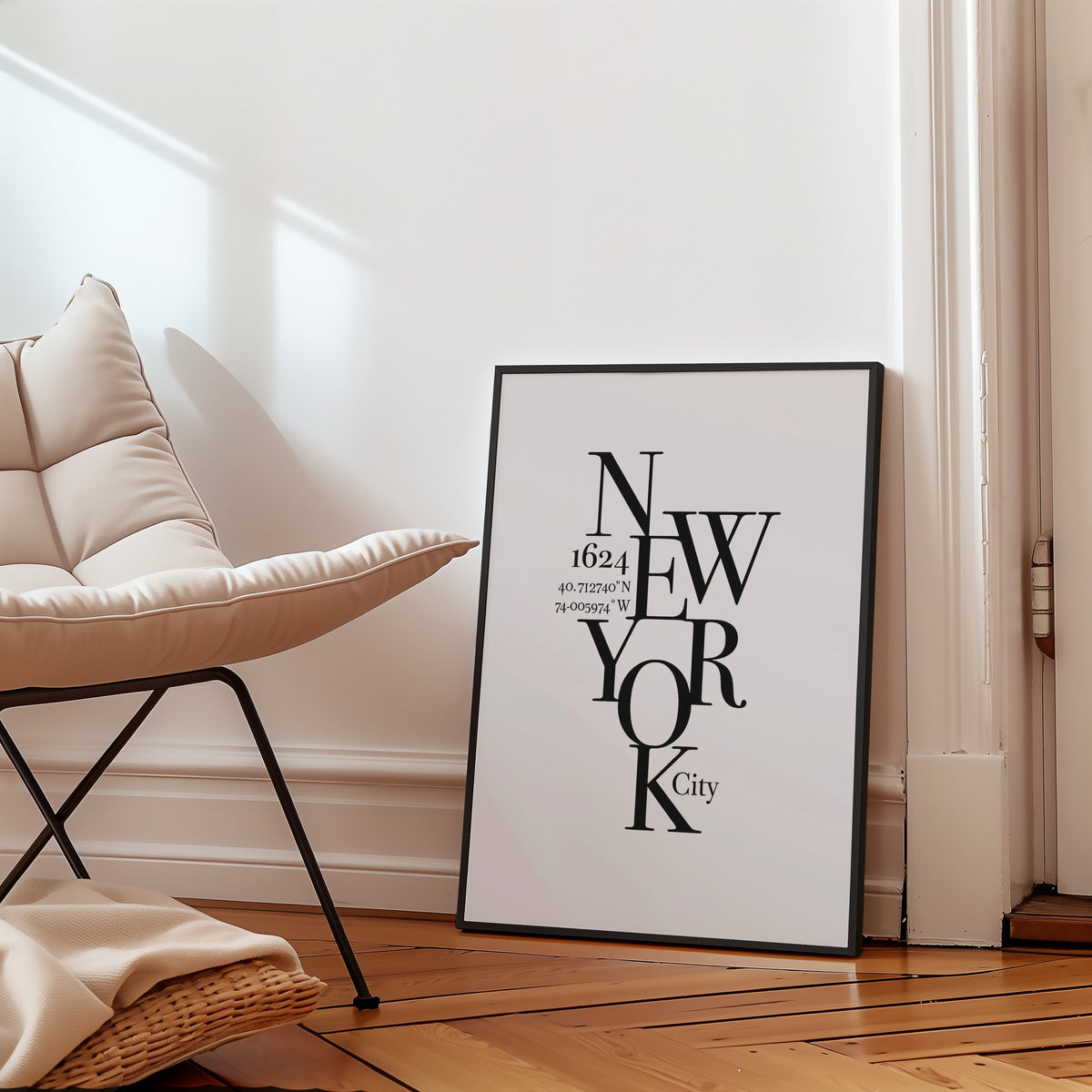 New York Coordinates Poster – i rum 5