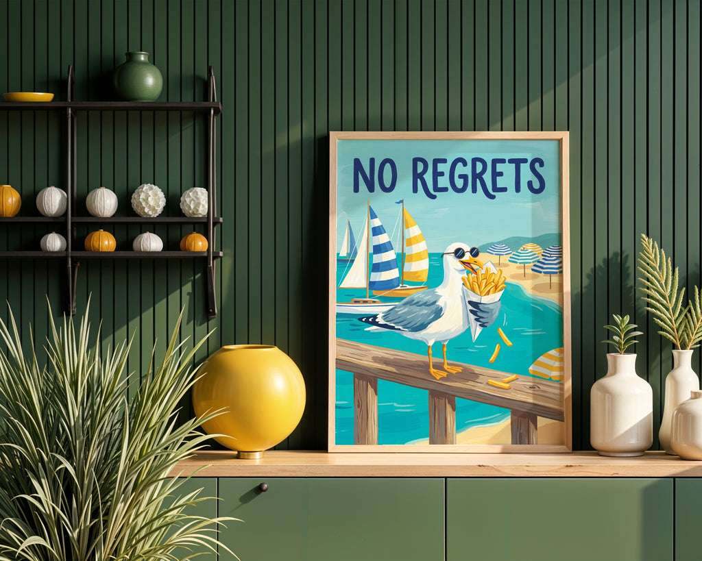 No Regrets Poster – i rum 1