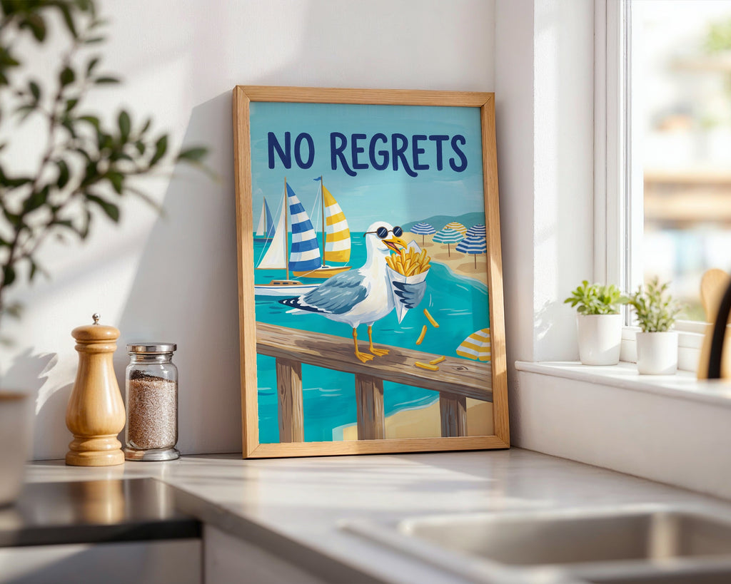 No Regrets Poster – i rum 3