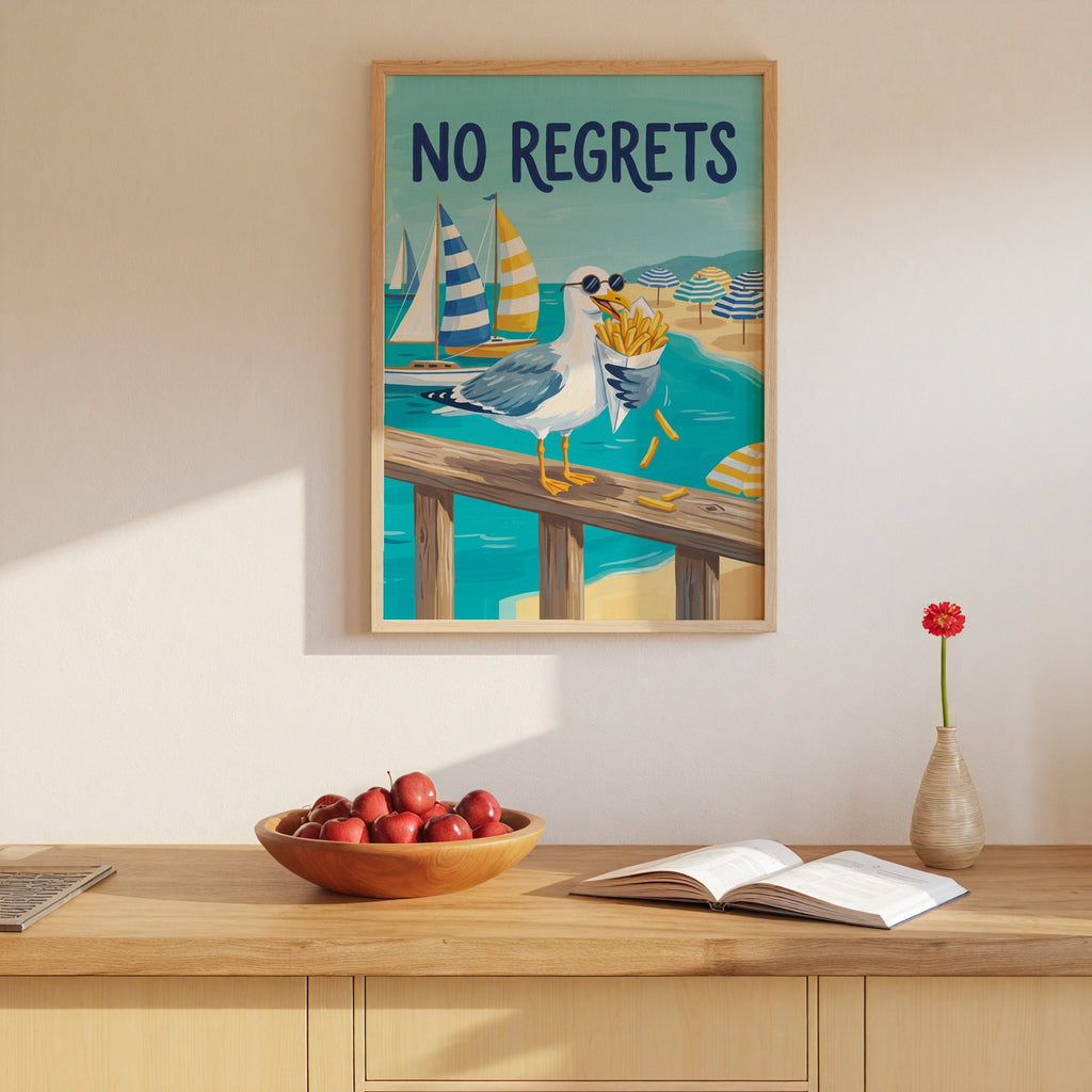 No Regrets Poster – i rum 4