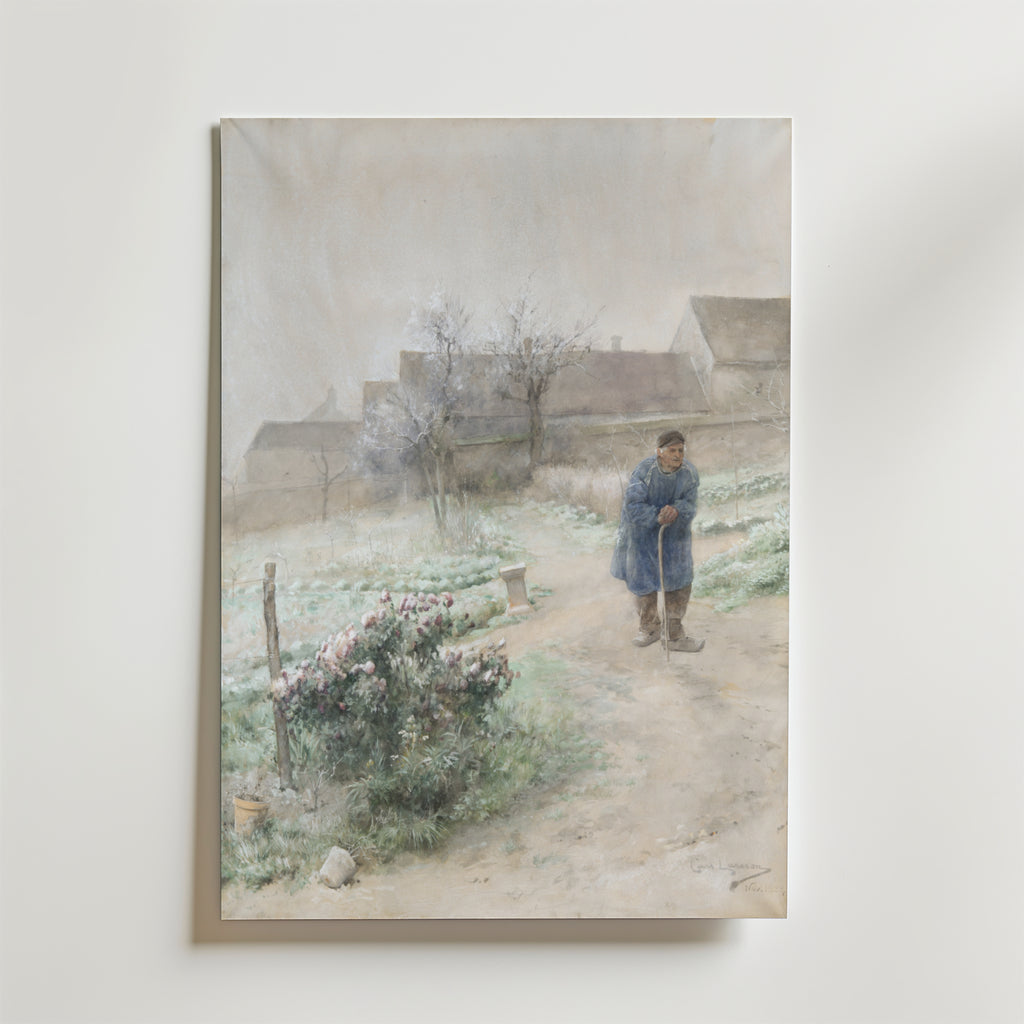Carl Larsson November – stilfullt konsttryck från Bozetto, tryckt på matt finpapper