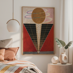 Hilma af Klint Altarpiece II – affisch med stilfullt motiv från Bozetto i hög kvalitet