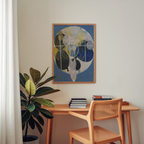 Hilma af Klint The Key to – affisch med stilfullt motiv från Bozetto i hög kvalitet