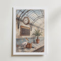 Pelican Departures Poster – med passepartout