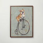 Penny-Farthing Corgi Poster – valnötsram