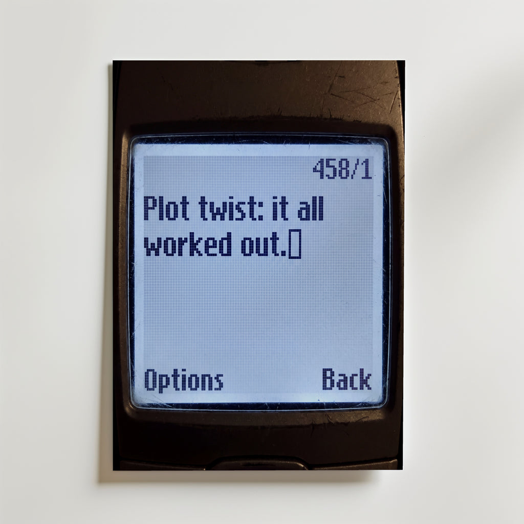 Plot Twist Poster – canvas utan passepartout