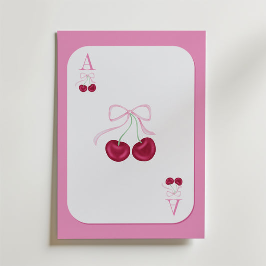 Ace of Cherries Poster
