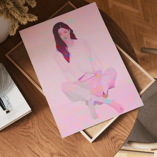 Soft Reflection Poster