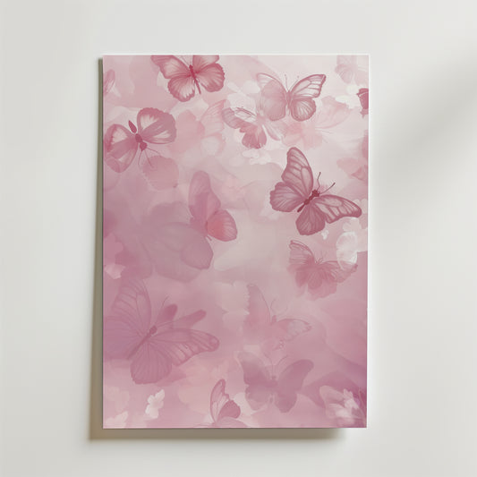 Pink Flutter Dream Poster