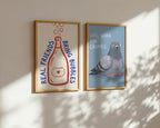 Real Friends Bring Bubbles Poster – två posters i rum 2