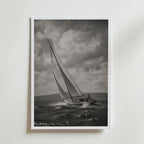 Sailing the Open Sea Poster