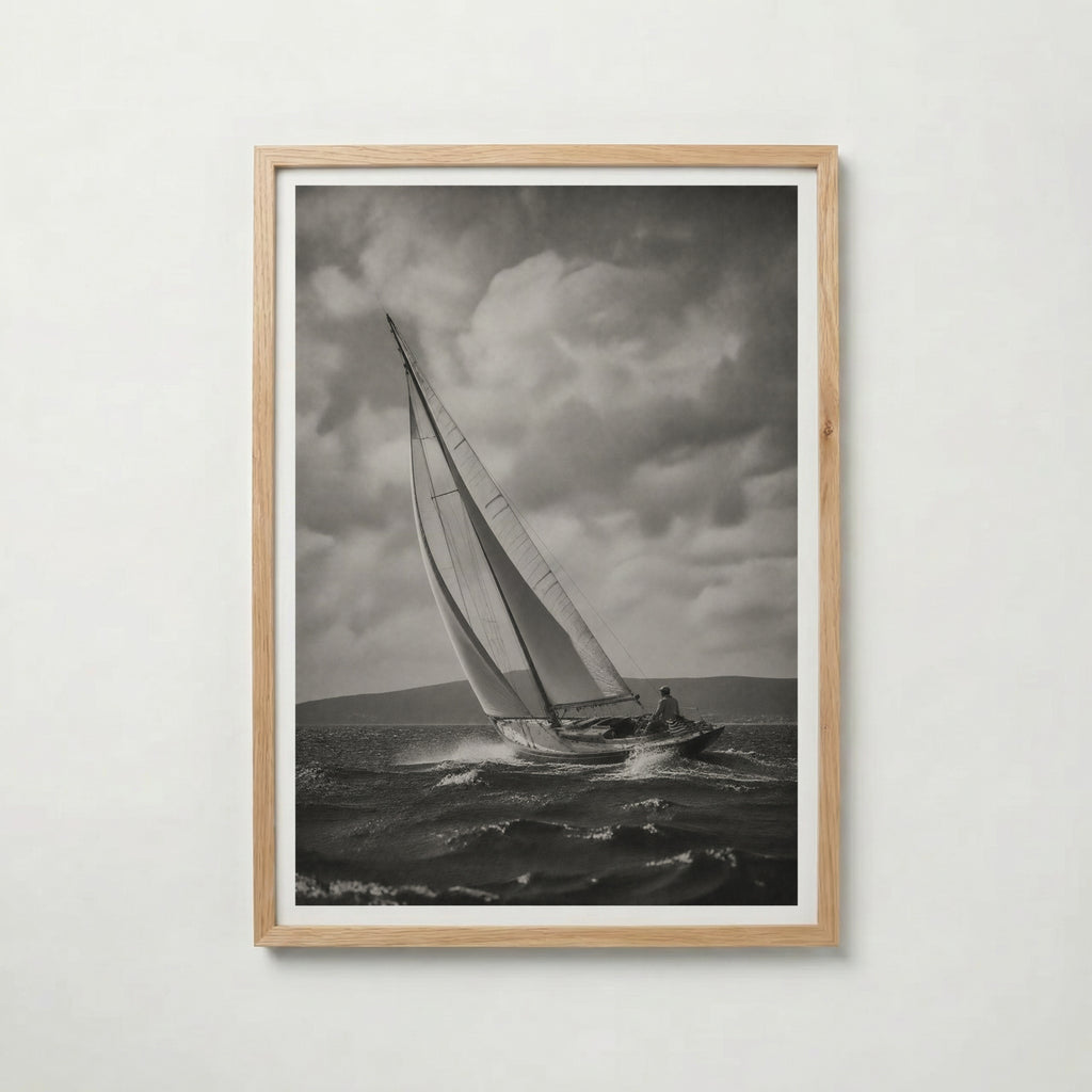 Sailing the Open Sea Poster