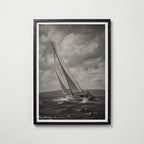Sailing the Open Sea Poster