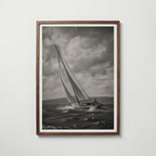 Sailing the Open Sea Poster