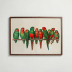 Scarlet Flock Poster i hemmiljö