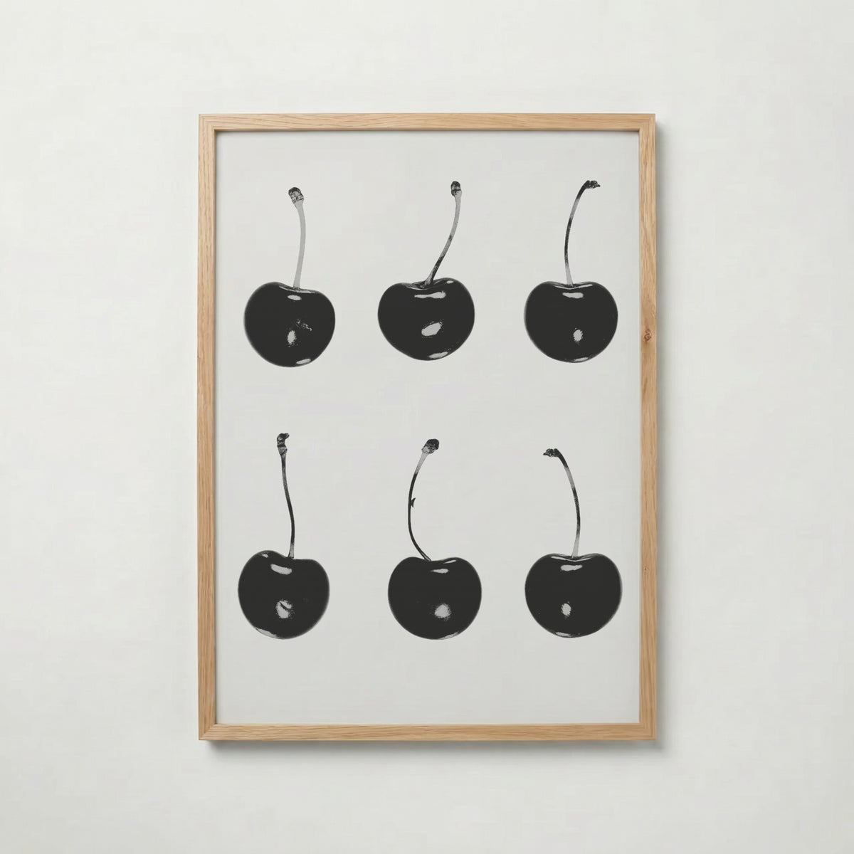 Six Black Cherries Poster – ekram