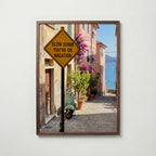 Slow Down You're on Vacation Poster – valnötsram