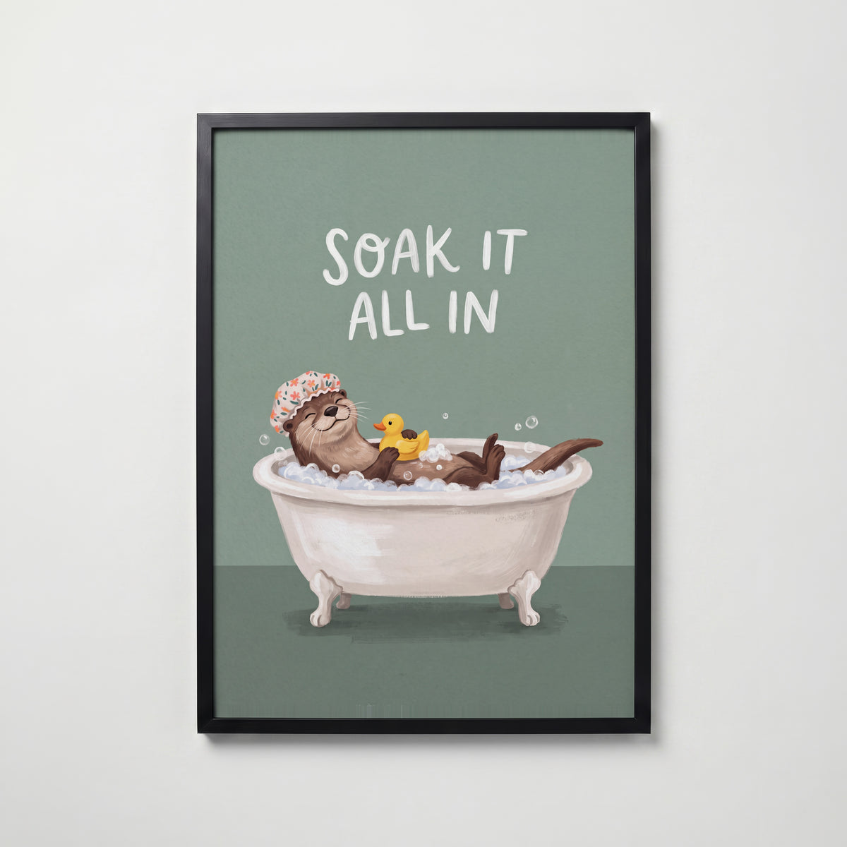 Soak It All In Poster – svart ram
