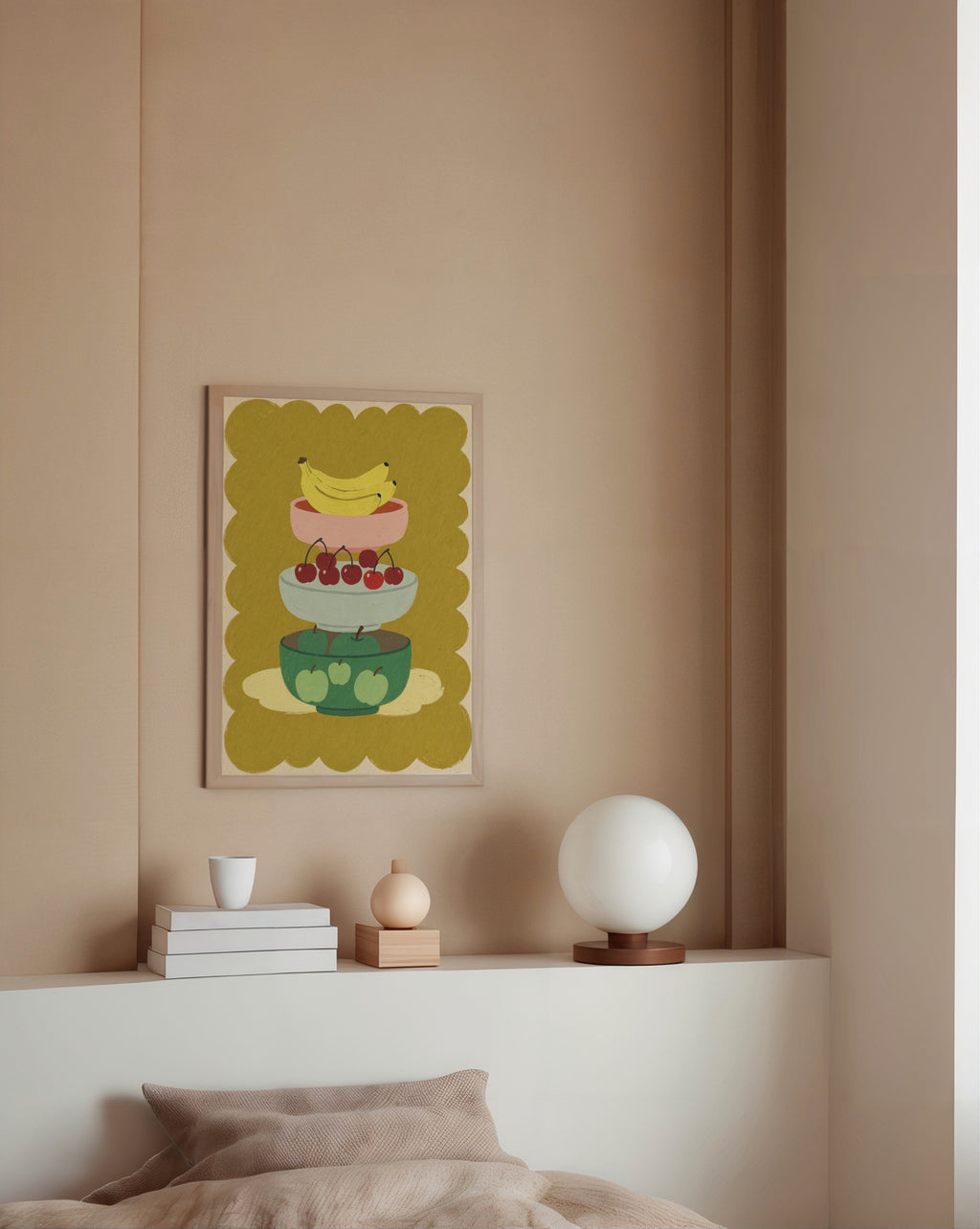 Stacked Bowls Poster i rumskomposition med ekram