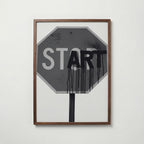 Start With Art Poster – valnötsram