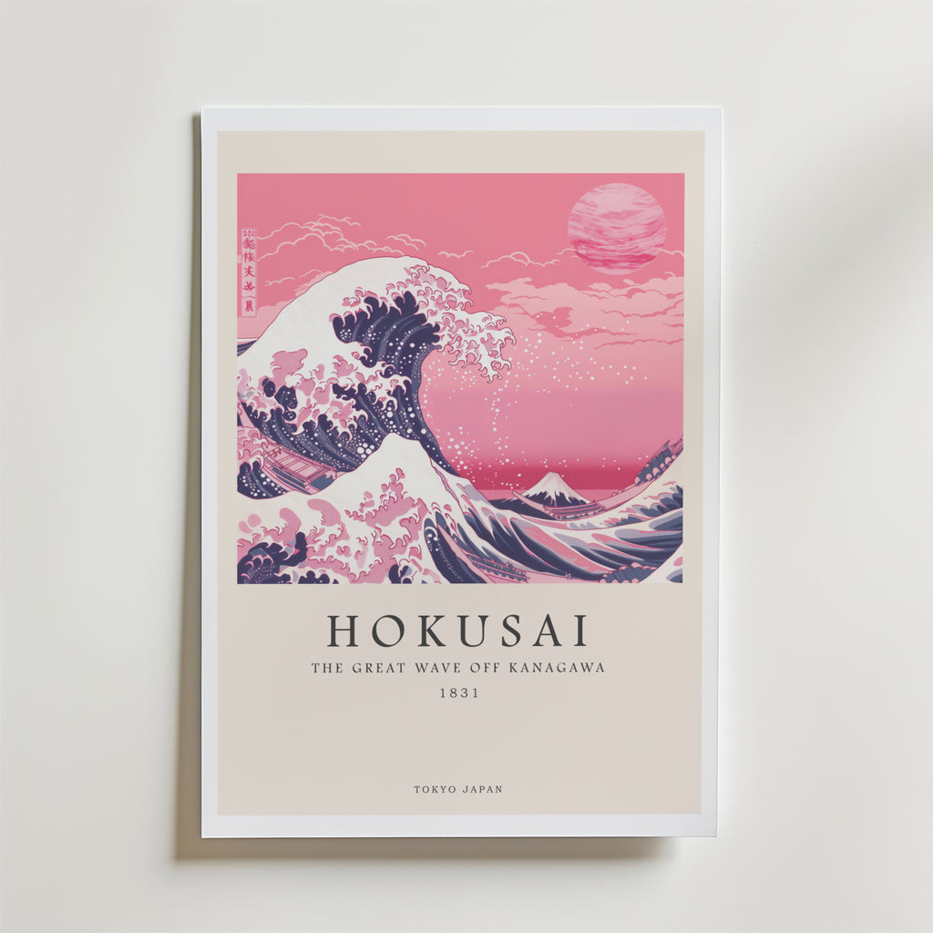 Bundle 3-pack Hokusai Eternal Waves – kuraterad postercollection som lyfter hemmet hos Bozetto