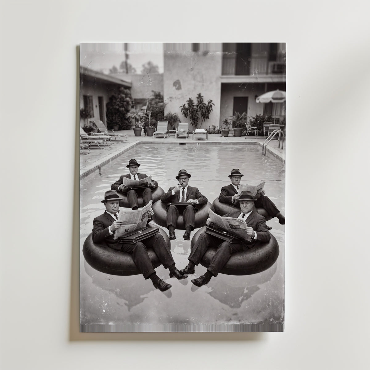 The Board Meeting Poster – canvas utan passepartout